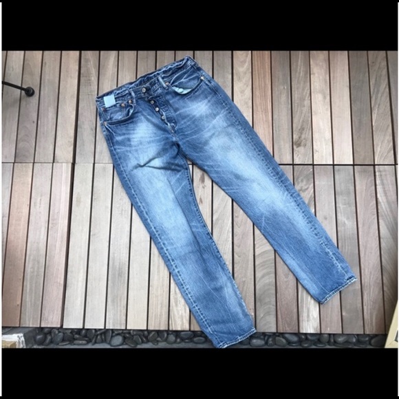 LEVI’S Dark Blue Button Down Jeans - Picture 2 of 6